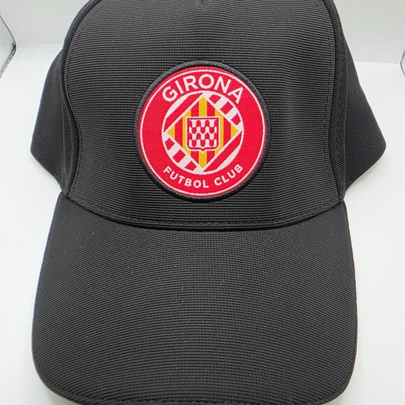 Girona Futbol Club Hat | Black Baseball Cap | Spanish Soccer Team Gear - Picture 1 of 4